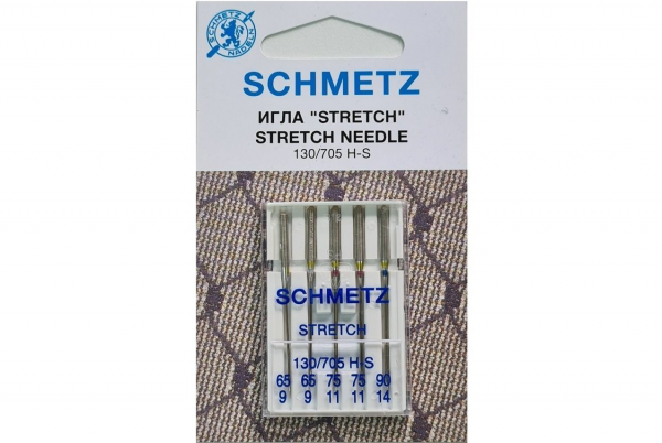 Иглы Schmetz стрейч combi (65x2, 75x2, 90x1), 5 шт в Мытищах